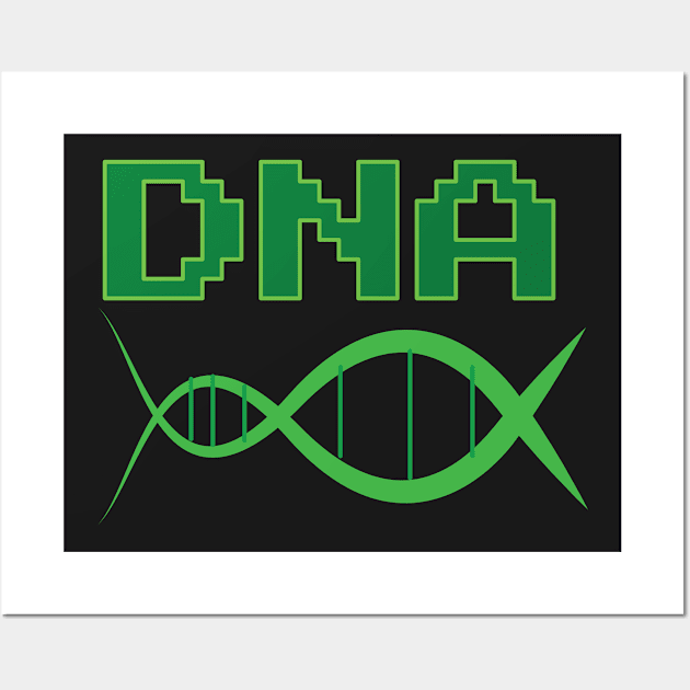 DNA Wall Art by emojiawesome